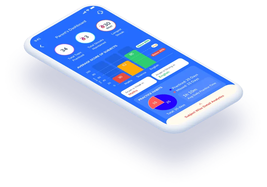 parent dashboard tracking student progress and activity
